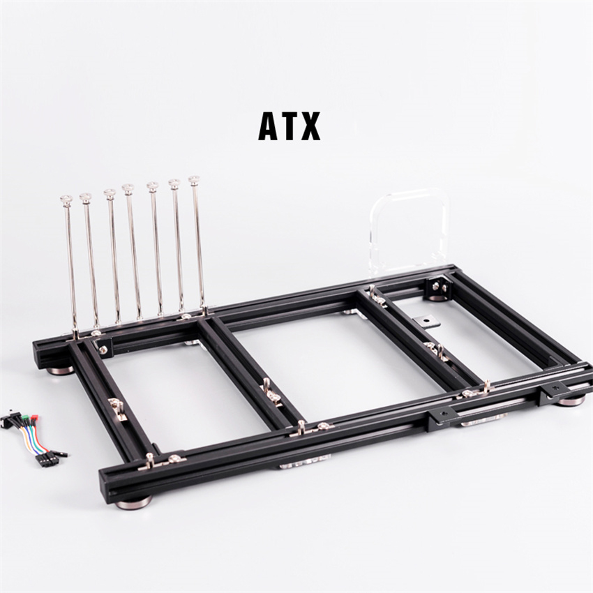 Aluminum Open Frame Test Bench Water Cooling - ATX PC Test Bench Aluminum Alloy