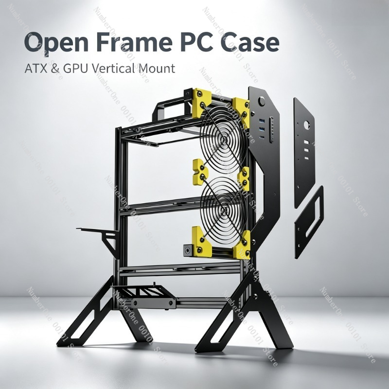 DIY Open Frame Aluminum PC Cas - Aluminum Open Frame Test Bench Water Cooling review and price