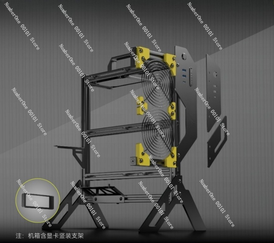 DIY Open Frame Aluminum PC Cas - Aluminum Open Frame Test Bench Water Cooling review and price